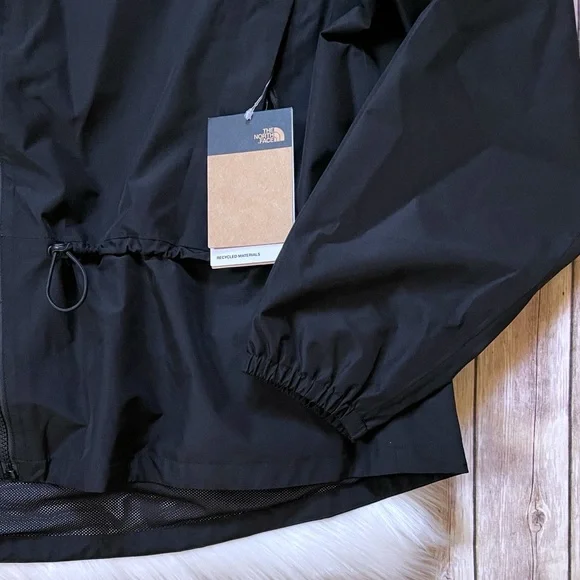 The North Face Women’s Plus Daybreak Rain Jacket In TNF Black
